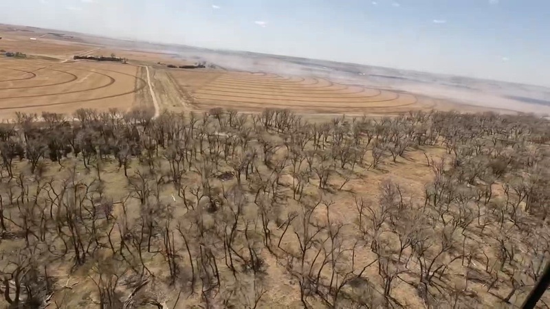 Nebraska wildfire fight