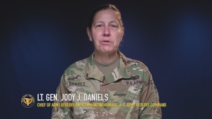 Lt. Gen. Jody Daniels message to Soldiers
