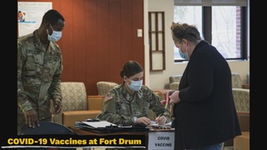 First round of covid-19 vaccines at Fort Drum
