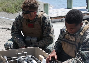 Engineer Support Company produces potable water using a Platoon Water Purification System