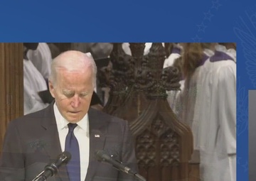 President Biden Attends the Funeral of Secretary of State Madeleine Albright