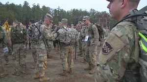 Army Reserve Soldiers compete in Norwegian Foot March