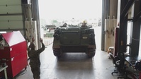 B-ROLL: Indiana National Guard soldiers prepare M113s for Ukrainian defense