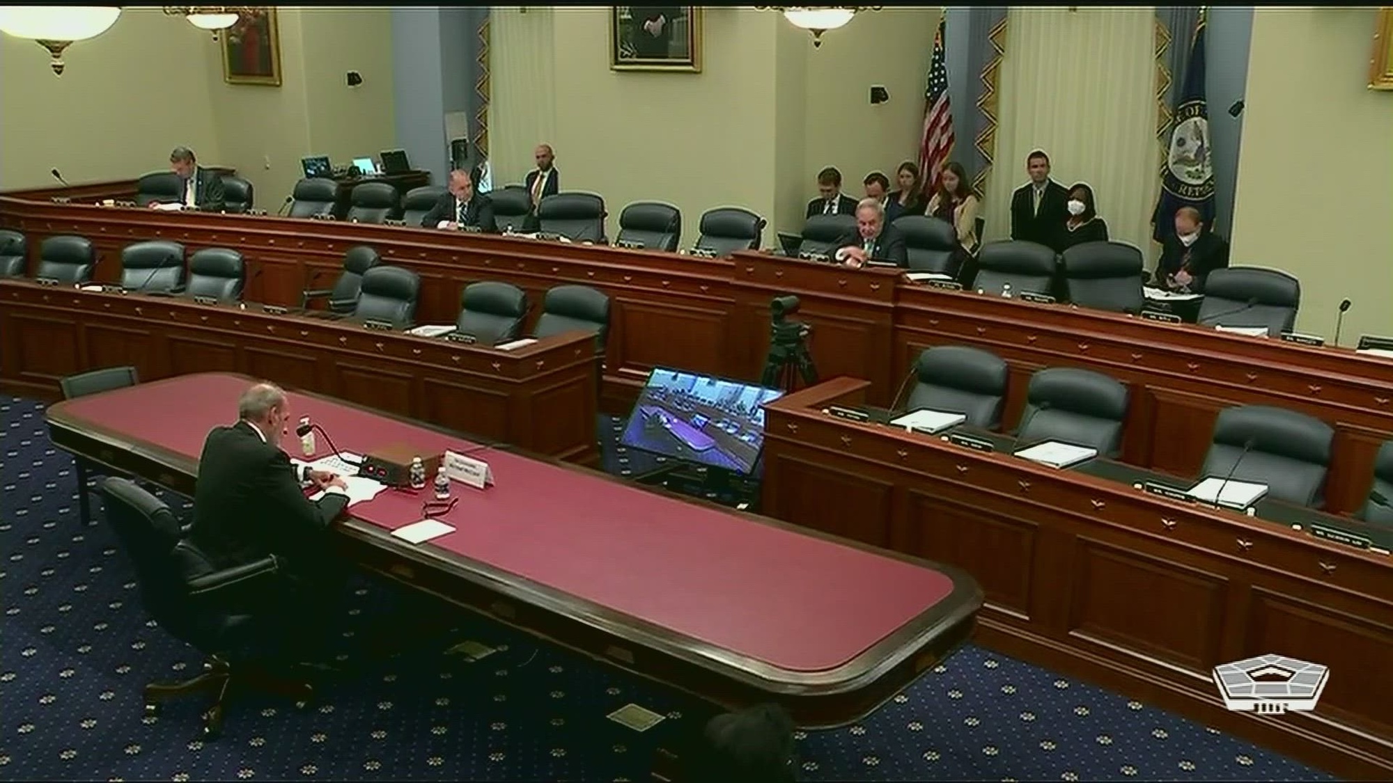 Michael J. McCord, DOD’s undersecretary of defense (comptroller)/chief financial officer, testifies about the Defense Department’s fiscal 2023 budget proposal before the House Committee on the Budget.