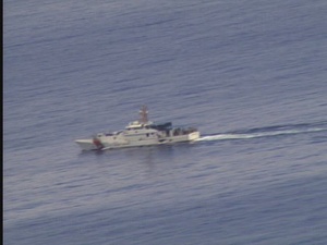 Coast Guard Cutter Raymond Evans conducts patrol in Windward Passage