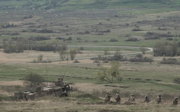NATO FORCES TRAINING AT CINCU TRAINING AREA