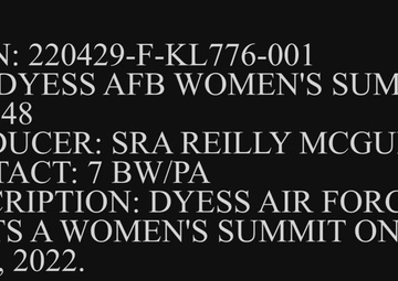 Dyess AFB 2022 Women's Summit