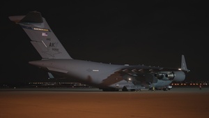 Alaskan Air National Guard Loads M777 Howitzers Onto C-17's to Deliver for Ukraine