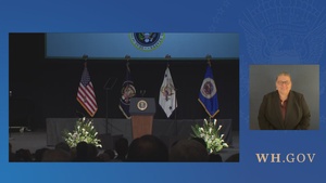 President Biden Delivers Remarks at the Memorial Service of Vice President Walter