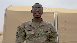 Mother's Day Shout Out - Spc. Jalen Thomas