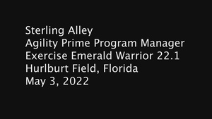 U.S. Air Force Airmen attend Agility Prime demonstration during Emerald Warrior 22.1