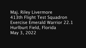 U.S. Air Force Airmen attend Agility Prime demonstration during Emerald Warrior 22.1
