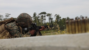 U.S. Marine engineers construct underground defense system (No Graphics)