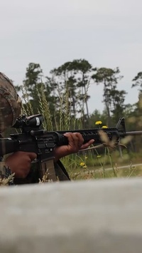 U.S. Marine engineers construct underground defense system (No Graphics)