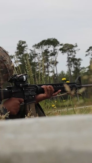 U.S. Marine engineers construct underground defense system (No Graphics)