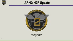 Maj. Gen. John Andonie, Deputy Director, Army National Guard, discusses how the H2F System will benefit the National Guard.