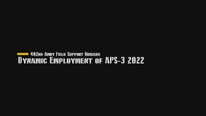 Dynamic Employment of APS-3