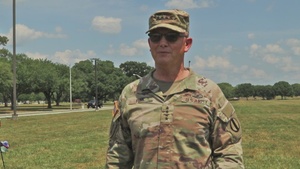 Gen. Funk visits the Sullivan Cup
