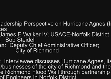 City Leadership Perspective on Hurricane Agnes (Interview)