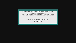 Why I Advocate
