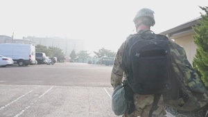 Kunsan 8FSS Rolls out the Cots for CPS facility test