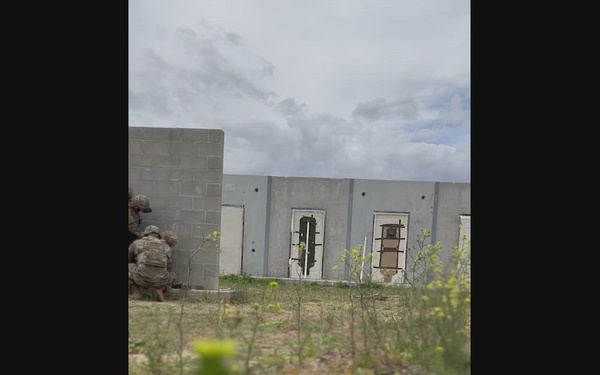 Fire in the hole! Idaho combat engineers practice explosive breaching
