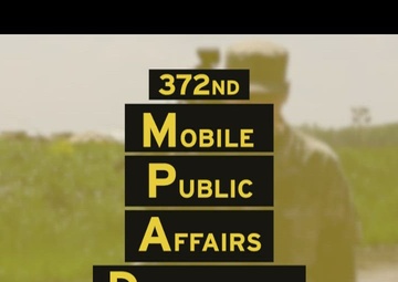 372nd Mobile Public Affairs Detachment showcases a public affairs specialist