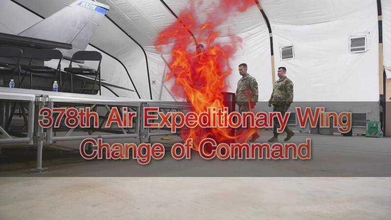 378th AEW Change of Command