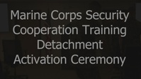 MCSCTD Activation Ceremony