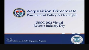 Coast Guard Virtual Reverse Industry Day 2022