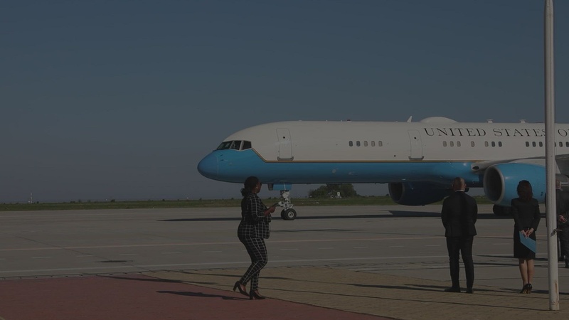 First Lady of the United States Visits MK Airbase