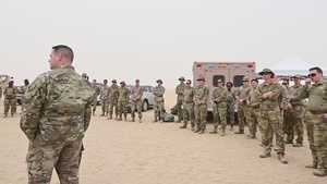 Camp Sparta hosts shooting range training for Soldiers and Airmen