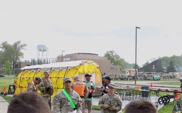 172nd Chemical, Biological, Radiological, and Nuclear Company conducts a mass casualty decontamination training exercise at Guardian Response 22