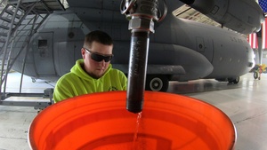 C-130 Prepares for Static Display