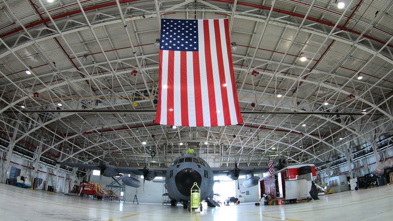 C-130 Prepares for Static Display