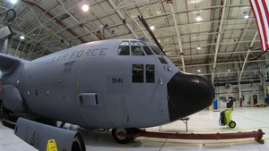 C-130 Prepares for Static Display