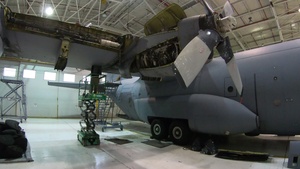 C-130 Prepares for Static Display