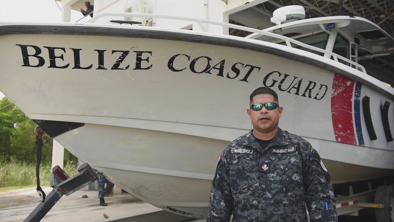 Belize coast guard PO2 Amir Martinez Interview Tradewinds 2022