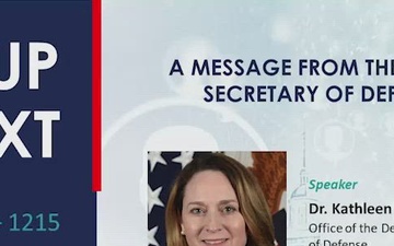 2022 National Discussion: A Message From the Deputy Secretary of Defense