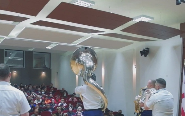 Georgia 30 Years Diplomacy USAEUAF Band BRoll