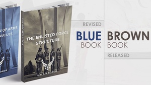 SLATED VERSION - Around the Air Force: Brown and Blue Books, Red Hawk Rollout, Pegasus Milestone