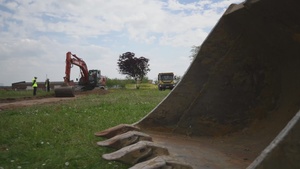 Infrastructure upgrade USAG Benelux May 10 (B-Roll)