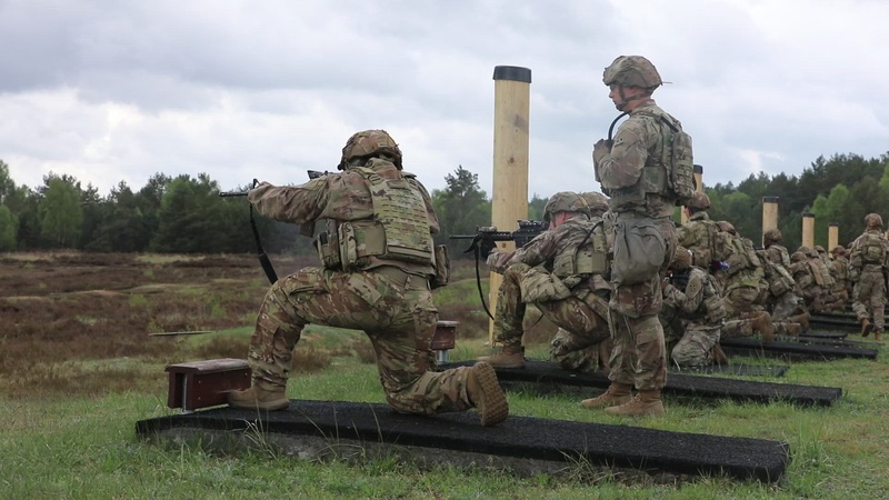 1-68 AR Infantry Conducts Small Arms Range