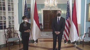 Secretary of State Antony J. Blinken meets with Indonesian Foreign Minister Retno Marsudi
