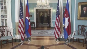Secretary of State Antony J. Blinken meets with Cambodian Deputy Prime Minister and Foreign Minister Prak Sokhonn