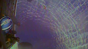 Coast Guard, Customs and Border Protection and Puerto Rico Police units respond to capsized illegal voyage, north of Desecheo Island, Puerto Rico