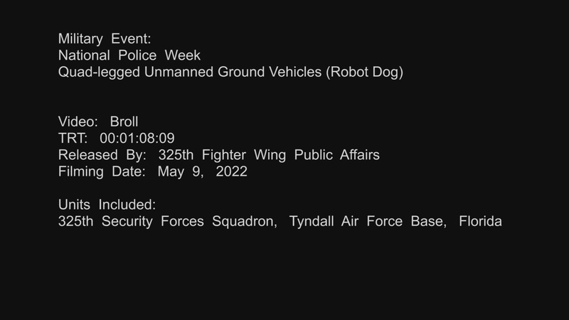 National Police Week, Quad-legged Unmanned Ground Vehicles (Robot Dog)