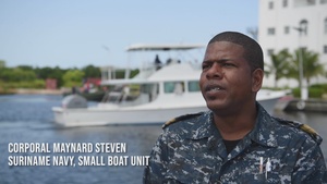 Suriname navy Corporal Maynard Steven Tradewinds 2022 Interview