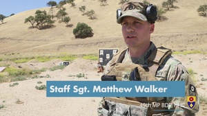 49th MP BDE HHC at Qualification Range