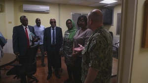 Djibouti Minister of Labor Visits Camp Lemonnier